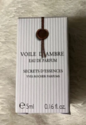 Mini Yves Rocher VOILE D'AMBRE eau de parfum (edp) Splash tamaño de viaje 5 ml/0,16 oz Foto 1 de 4