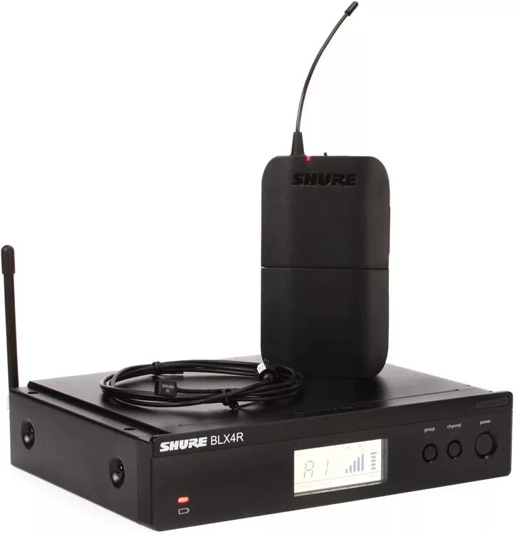 Shure BLX14R/W93-H10 Rack Mount Lavalier Wireless System FREE SHIPPING! WL93 - Image 1 of 1
