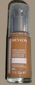 Revlon Illuminance Skin-Caring Liquid Foundation Makeup, Medium Coverage-501 - Picture 1 of 2