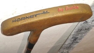Hornet by Burke Putter Golf Club gold band original condition Vintage - Picture 1 of 4