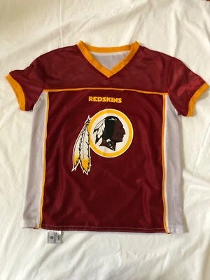 Camiseta deportiva reversible de fútbol americano bandera de los Washington Redskins de la NFL talla mediana juvenil Foto 1 de 4