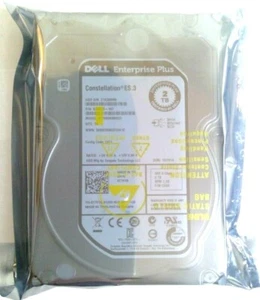Disque dur Dell Enterprise Plus 2 To 7,2 K 6 Go/s SAS 3,5 POUCES ST2000NM0023 T7F78 santé 100 % - Photo 1/11
