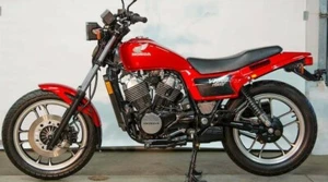 1983 Honda VT500FT ASCOT Fuel Gas Tank & Side Cover Decals - Candy Bourgogne Red - Picture 1 of 6