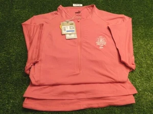 Puma Womens Cloudspun Madison Golf Dress C.C. Logo Rapture Rose Extra Large - Picture 1 of 2