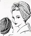 5648 Vintage Mail Order TURBAN Pattern to Crochet (Reproduction)