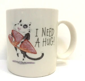 Mugs by Neat Stuff Cat "I need a hug" 10 oz Gibson Greeting Cards Mug - Imagen 1 de 8