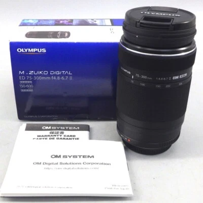 Olympus M.ZUIKO DIGITAL ED 75-300mm F4.8 - 6.7 II Lens - Image 1 of 2