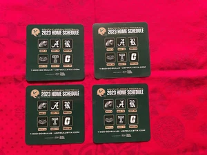 SOUTH FLORIDA BULLS DRINK COASTERS 2023 SCHEDULE LOT OF 8 - Picture 1 of 2