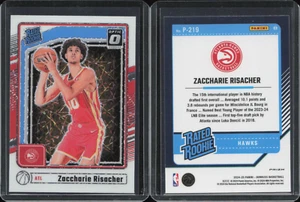 2024-25 Donruss Optic Rated Rookies Preview white #219 Zaccharie Risacher (RC) - Picture 1 of 1