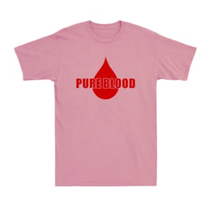 Pure Blood #Pureblood Funny Vaccine Saying Vaccination Gift Men's Cotton T-Shirt - Picture 1 of 8