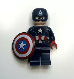 Lego Super Heroes Avengers Captain America Schild dunkelblau rote Hände sh0686 - Bild 1 von 4