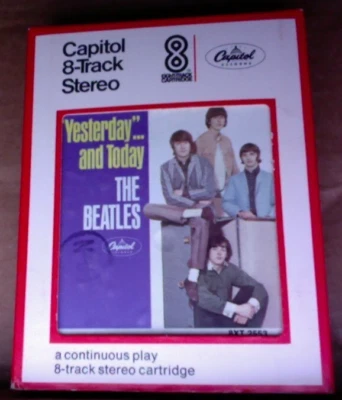 EX ORIG 1967 8 track tape The Beatles Yesterday & Today RARE 2 label black cart - Image 1 of 4