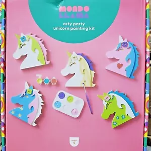 Mondo Lama Mädchen 45-teiliges Einhorn Arty Party komplettes Bastelset für 5 NEU! - Bild 1 von 2