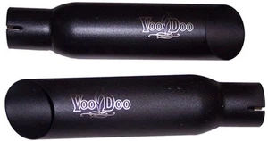 VooDoo Dual Shorty Exhaust 2008-2020 Suzuki GSX 1300R Hayabusa Black - Picture 1 of 1