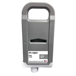 Compatible Ink Cartridge For Canon PFI-706 700ml Gray-USA - Picture 1 of 2