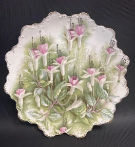 Rosenthal R C Corona Malmaison Baviera Borde Festoneado Placa Floral 9” - Imagen 1 de 4