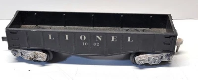 Lionel Postwar Lionel 1002 Black Gondola Car O Gauge Scout Series Railroad Train - Image 1 of 4