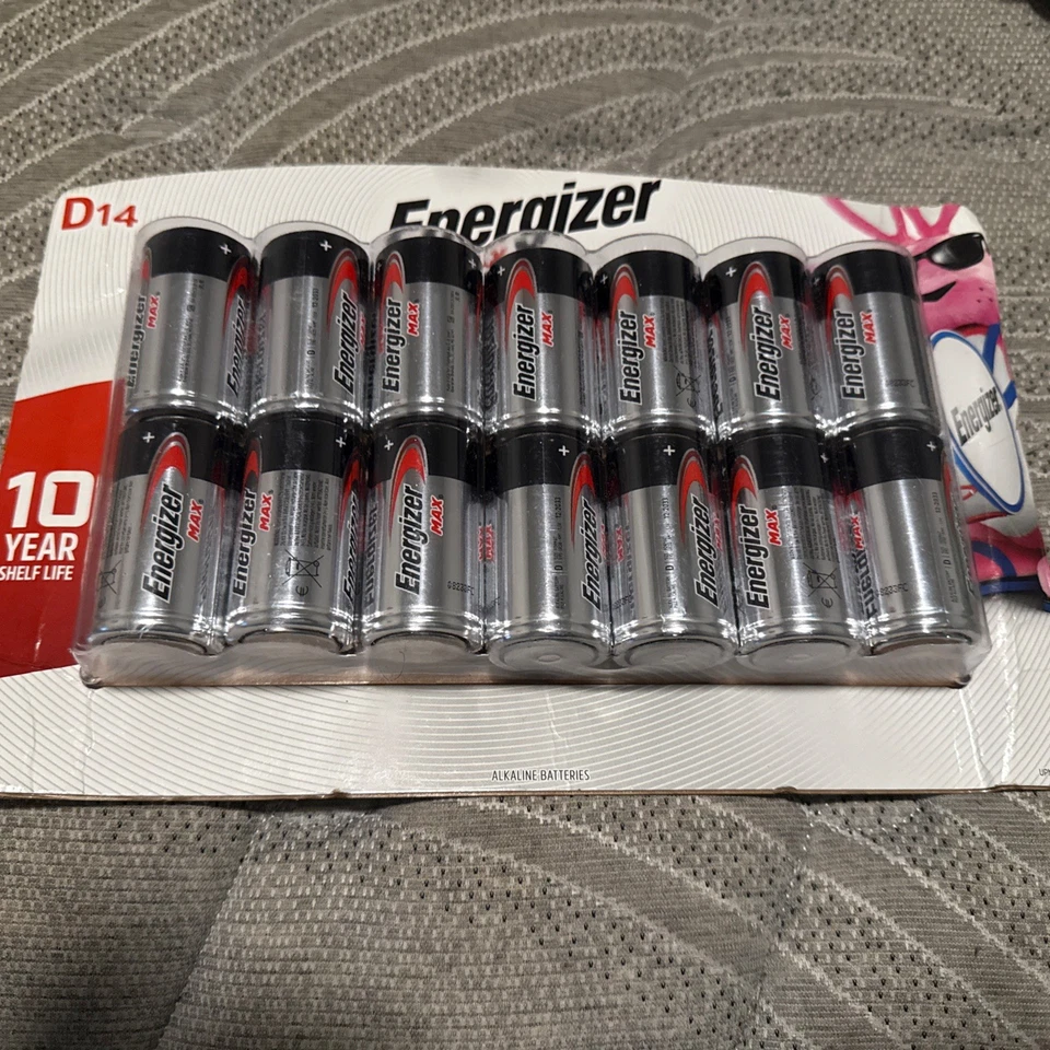 PACK 14 de Pilas ENERGIZER MAX D CELL, Pilas Alcalinas NUEVO SELLADO Foto 1 de 1