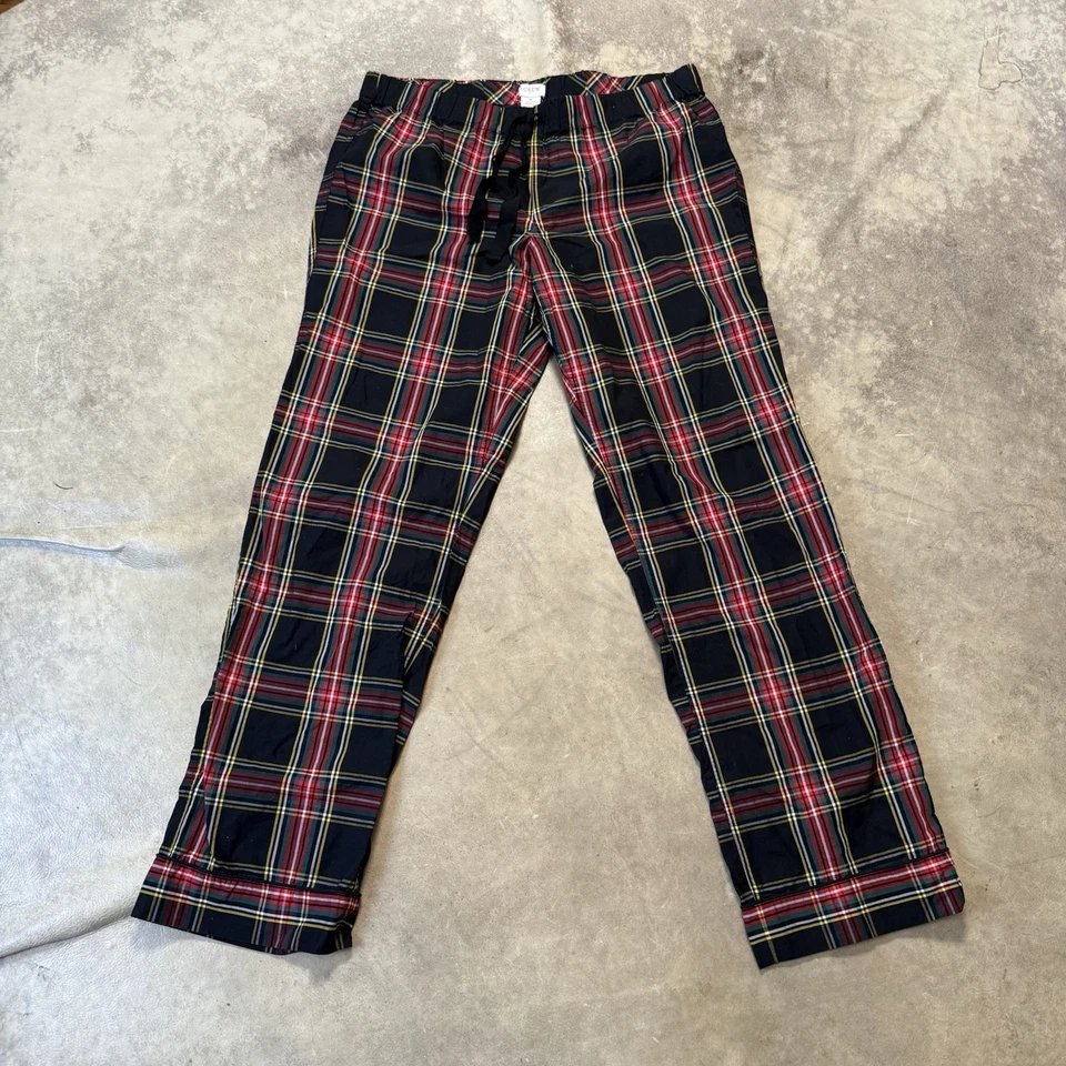 J. Pantalones Crew Mujer Talla M Rojo Negro Winnie en Stewart Tartán Cuadros Foto 1 de 4