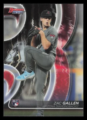 Zac Gallen RC 2020 Bowman's Best #35 Arizona Diamondbacks - Image 1 of 2