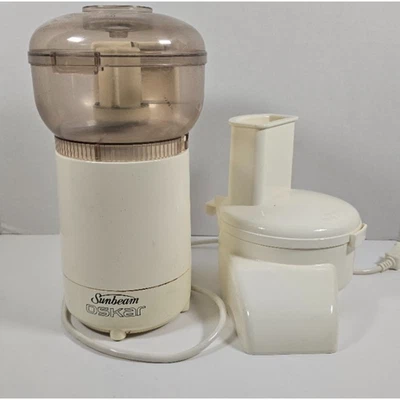 Vintage Sunbeam Oskar 14081 Food Processor Chopper w/ Accessories Tested & Works - Image 1 of 4