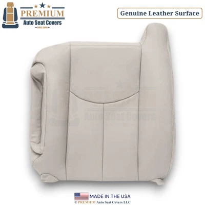 Cubierta de asiento neutral para conductor de cuero genuino para Chevrolet Tahoe 2003-2006 Foto 1 de 4