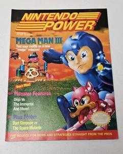 NINTENDO POWER January 1991 Volume 20 - MEGA MAN III w/Poster - Picture 1 of 7