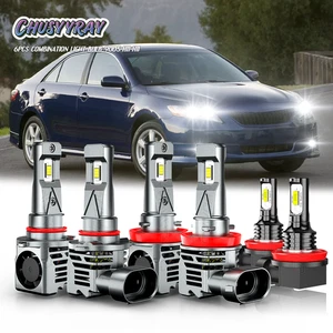 For Toyota Camry 2007-2014 Combo LED Lights Hi/Low Beam Fog Light Bulbs - Picture 1 of 15