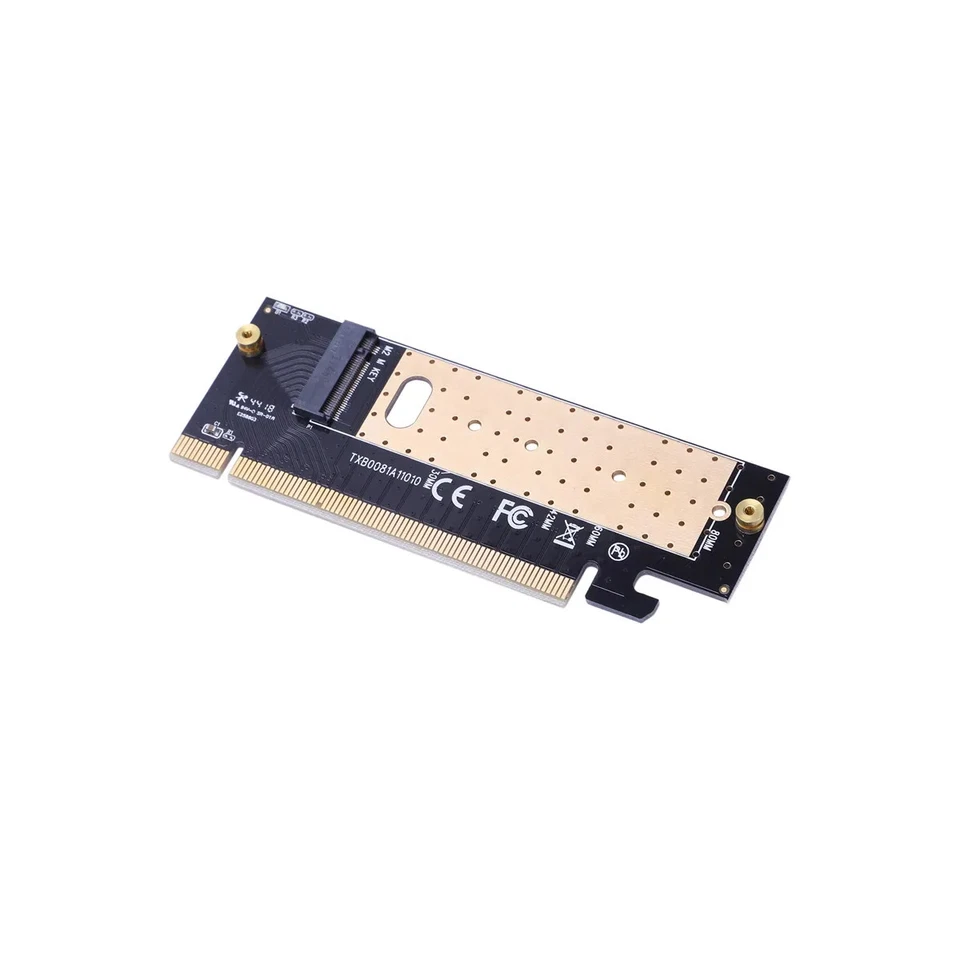 M.2 PCIe-x16 NVMe Converter M Key M.2 2280/2260/2242/2230 - Image 1 of 1