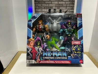 [DAMAGED BOX]MATTEL MASTER ENERGY HE-MAN VS CHAOS ENERGY SKELETOR - Image 1 of 2