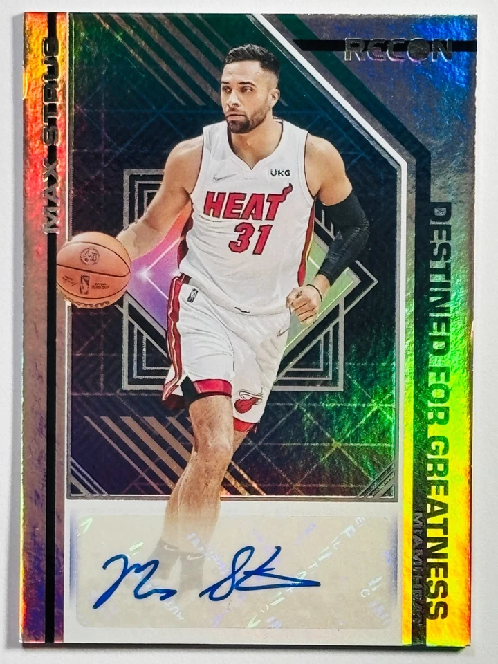 2021-22 Panini Recon Max Strus Destined for Greatness Auto Heat - Image 1 of 2