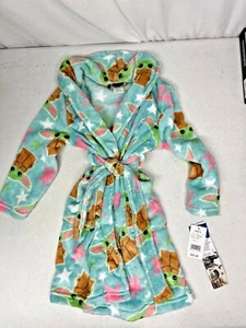 STAR WARS THE MANDALORIAN $42 THE CHILD AKA BABY YODA ROBE Girl Size 6 FAST SHIP - Picture 1 of 4