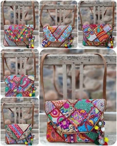 Banjara Borsa Borsetta Pochette Nappe Hippie Lotto Ingrosso 5 Pezzi - Foto 1 di 1