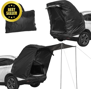 SUV Tent for Camping, Car Awning Tailgate Tent Windproof Hatchback - Picture 1 of 9