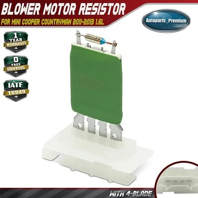 Resistencia del motor del soplador del calentador para Mini Cooper Countryman R60 2011 2012 2013 1,6 L Foto 1 de 4
