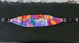 Tuxedo Colorful Cummerbund Adjustable 31" - 39" Blue Purple Multi - Picture 1 of 5