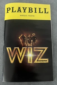 NEW Broadway Musical Playbill 2024 THE WIZ - Nichelle Lewis Wayne Brady - Picture 1 of 4