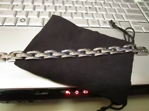 BRACCIALE UOMO ACCIAIO INOX MAGLIA PESANTE - 8" - Foto 1 di 7