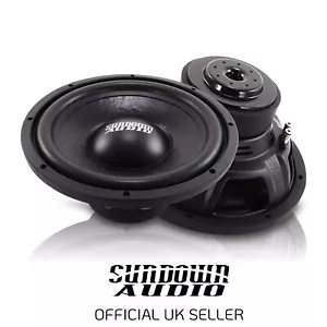 600W 12" SUNDOWN AUDIO SUBWOOFER LCS v.2 300W RMS BASS CAR AUDIO UK SHIPPING - Picture 1 of 7