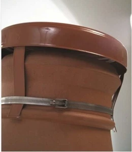 MAD Capping Cowl Terracotta, Chimney Cap with Strap Fixing - Picture 1 of 1