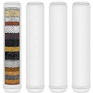 4 Pack Replacement Shower Head Filter Compatible with Pweran Handheld Showerhead - Picture 1 of 6