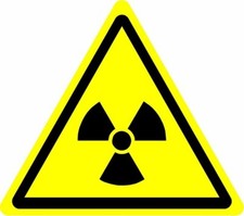 ISO Safety Sign - International Radioactive Hazard Symbol 
