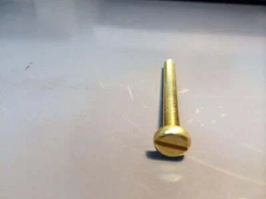 M6 Machine Screws Slotted Cheese Brass DIN 84 - Picture 1 of 12