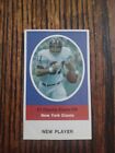 1972 Sunoco New Player Update Mail-In Stamp Charlie Evans New York Giants NFL