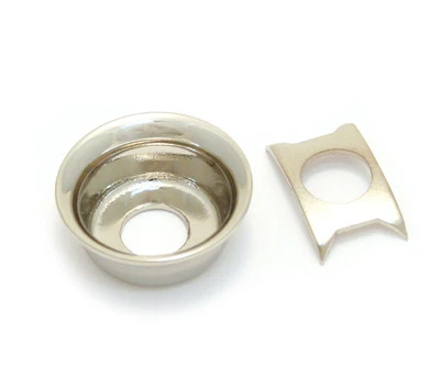 (2 PACOTES) Placa de níquel embutida "copo" Jack Fender Telecaster/Tele® AP-0275-001 - Imagem 1 de 2