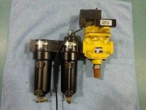 Norgen C0030X Solenoid Shutoff, F55-001-L0D0 Oiler, F08-000-M1D0 Filter Trap - Bild 1 von 4