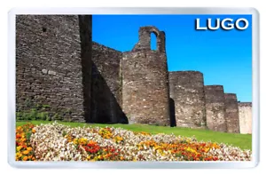LUGO ESPAÑA MURALLA FRIDGE MAGNET SOUVENIR IMAN NEVERA - Imagen 1 de 1