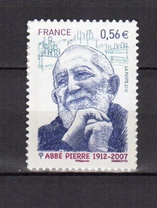 France 2010 L'Abbé Pierre Y&T 389 timbre autoadhésif MNH /TE4814 - Imagen 1 de 1