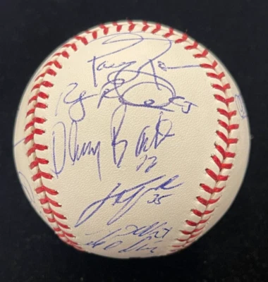 Bola de beisebol 2008 Detroit Tigers Team assinada Rawlings OML assinada por 25 JSA LOA CERTIFICADO DE AUTENTICIDADE - Imagem 1 de 4