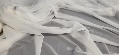 Gardinenstoff REST 290cm x 630cm Stores Gardinen Polyester Komplettstück RG-047 - Bild 1 von 4